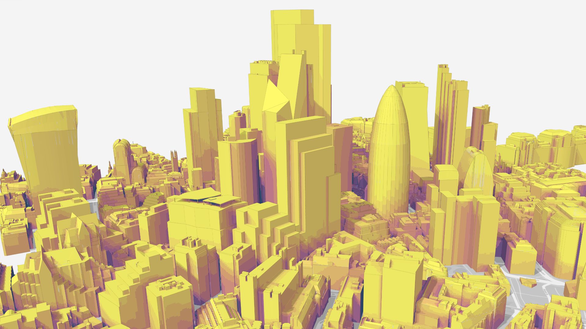 AccuCities 3D model in Autodesk Forma Studies Sun Hours 2026