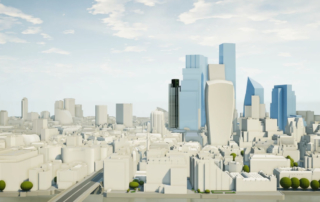 3D Model of London - Future Skyline