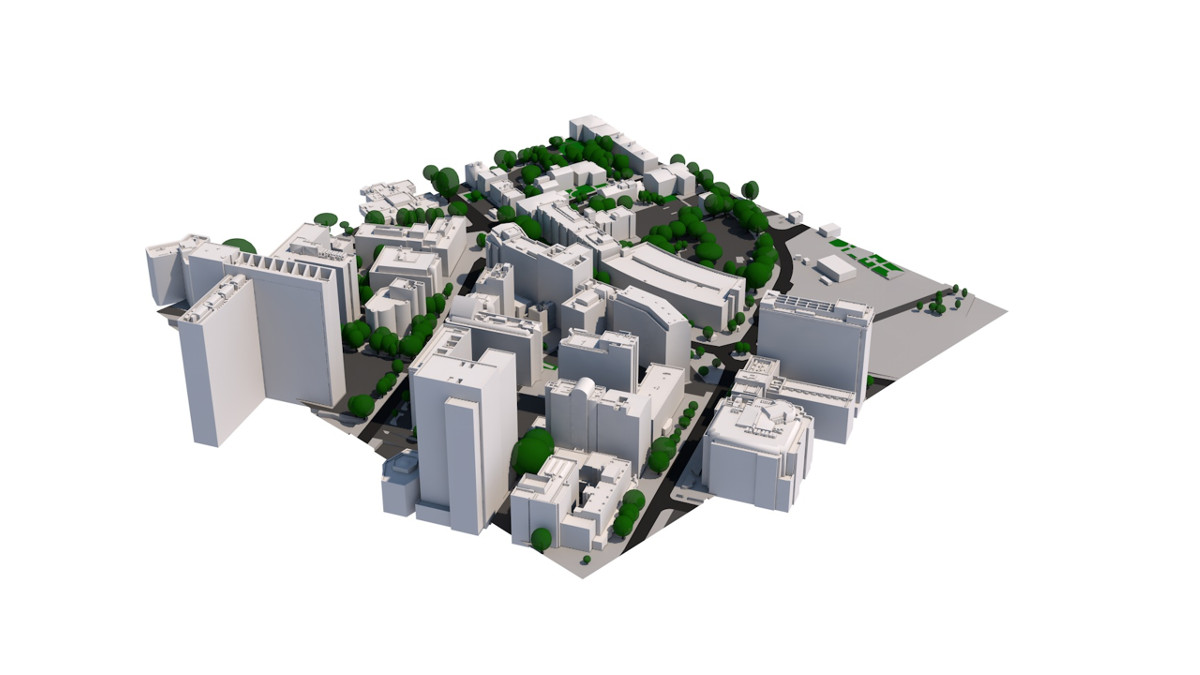 3D Model of Croydon by AccuCities 4