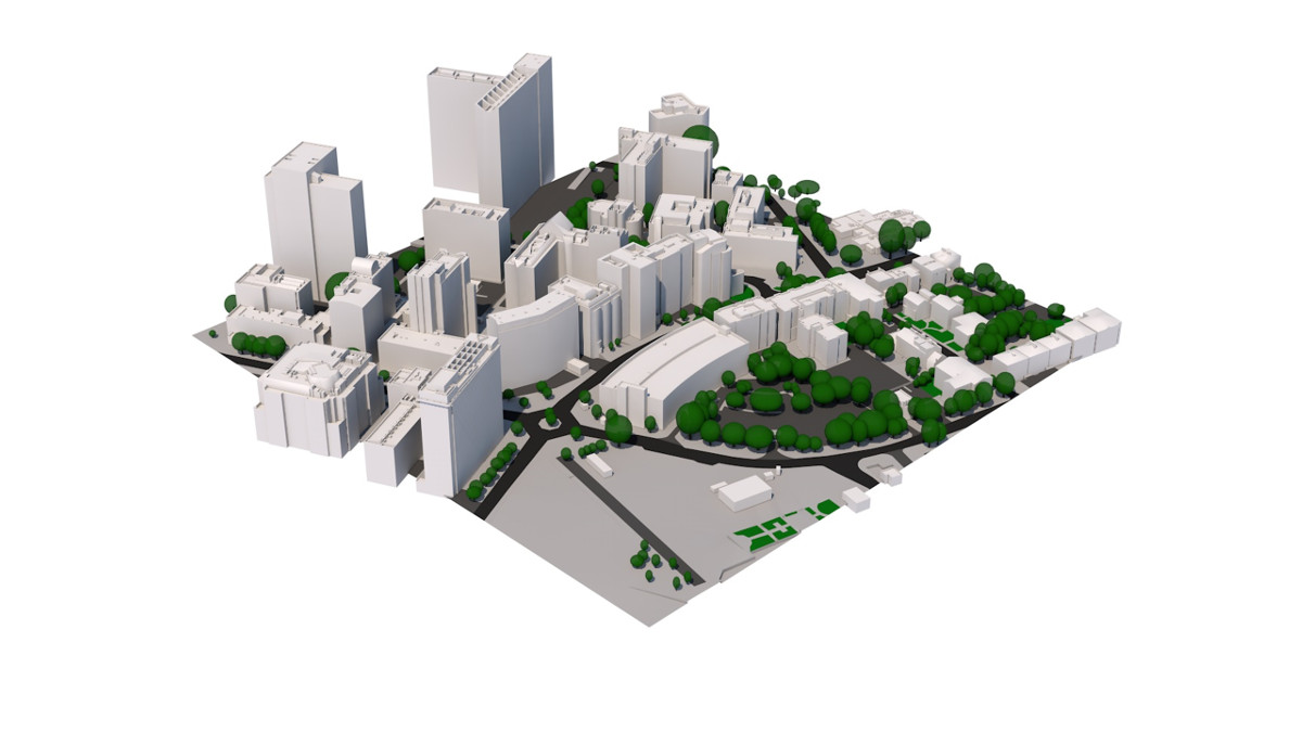 3D Model of Croydon by AccuCities 3